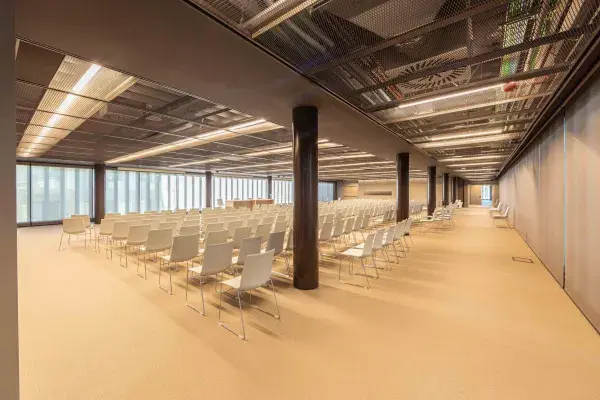 False ceiling in the conference hall